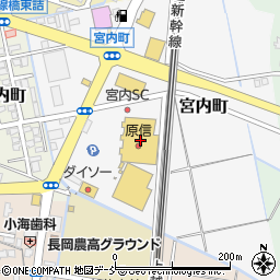 原信宮内店周辺の地図