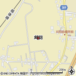 新潟県刈羽村（刈羽郡）刈羽周辺の地図