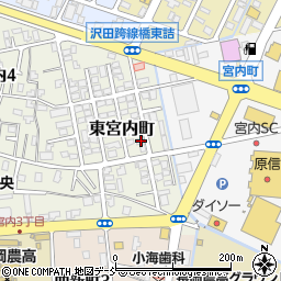 新潟県長岡市東宮内町3357周辺の地図