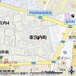 新潟県長岡市東宮内町周辺の地図