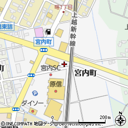 新潟県長岡市宮内町周辺の地図