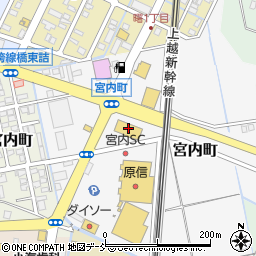 ゲオ長岡宮内店周辺の地図