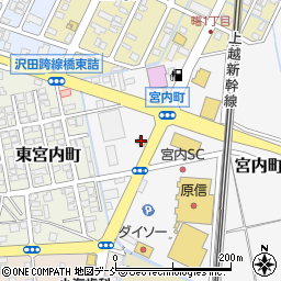 すき家長岡宮内店周辺の地図