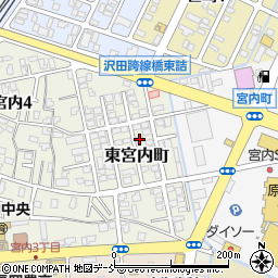 新潟県長岡市東宮内町3363周辺の地図