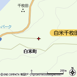 石川県輪島市白米町ニ周辺の地図