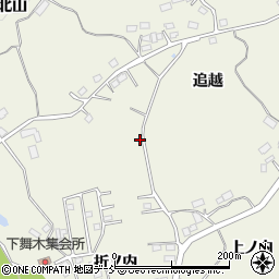 福島県三春町（田村郡）下舞木周辺の地図
