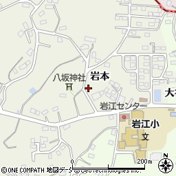 福島県三春町（田村郡）下舞木（岩本）周辺の地図