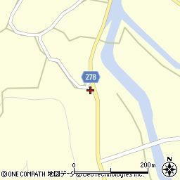 石川県輪島市町野町川西チ81-1周辺の地図