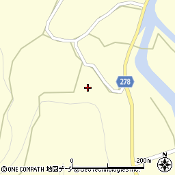 石川県輪島市町野町川西チ109周辺の地図