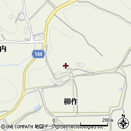 福島県三春町（田村郡）貝山（柳作）周辺の地図