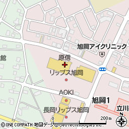 原信エクスプレスマーケット旭岡店周辺の地図