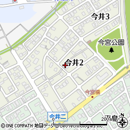 新潟県長岡市今井2丁目周辺の地図