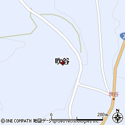 新潟県長岡市吹谷周辺の地図