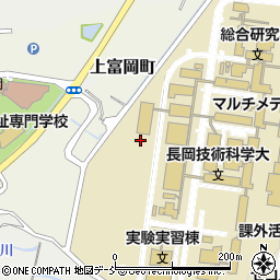 新潟県長岡市上富岡町周辺の地図