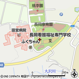 長岡崇徳大学周辺の地図