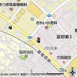 株式会社舟橋商店　奥羽大西給油所周辺の地図