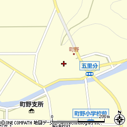 石川県輪島市町野町周辺の地図