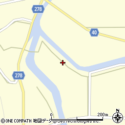 石川県輪島市町野町川西新田周辺の地図
