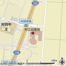 刈羽村公民館周辺の地図