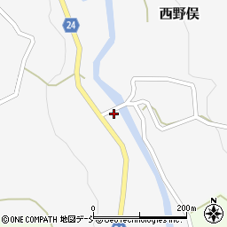 新潟県長岡市西野俣991周辺の地図