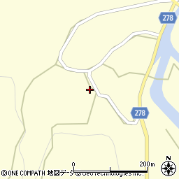 石川県輪島市町野町川西チ120周辺の地図