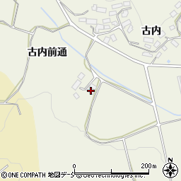 福島県田村郡三春町貝山古内前通103-2周辺の地図
