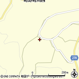 石川県輪島市町野町川西チ126周辺の地図