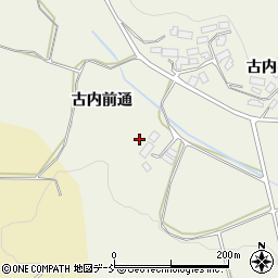 福島県田村郡三春町貝山古内前通425-2周辺の地図