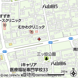 メインビル八山田Ａ棟周辺の地図