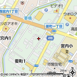 石坂乳業長岡販売店周辺の地図