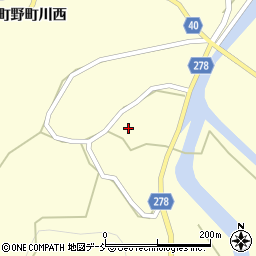 石川県輪島市町野町川西チ49周辺の地図