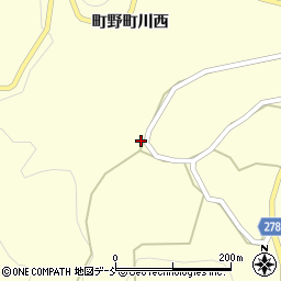 石川県輪島市町野町川西ト121周辺の地図