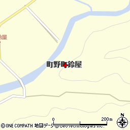 石川県輪島市町野町鈴屋周辺の地図
