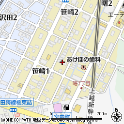 タウンハウス笹崎周辺の地図