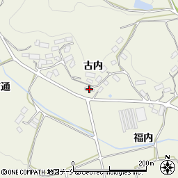 福島県田村郡三春町貝山古内193周辺の地図