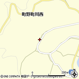 石川県輪島市町野町川西ト69-1周辺の地図