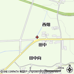 福島県郡山市片平町田中上屋敷周辺の地図