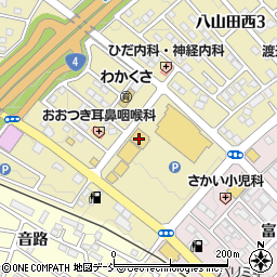 マツモトキヨシヨークタウン八山田店周辺の地図