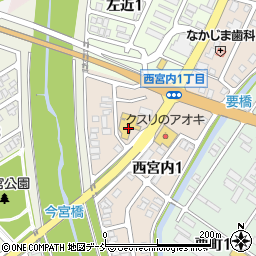 ミスタータイヤマン長岡宮内周辺の地図
