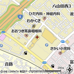 マツモトキヨシドラッグストア八山田ショッピングプラザ店周辺の地図