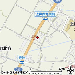 石川県珠洲市上戸町寺社ろ周辺の地図