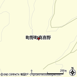 石川県輪島市町野町真喜野周辺の地図