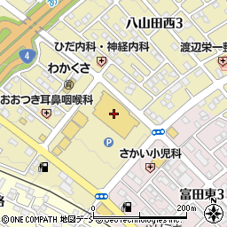 ヨークベニマル八山田店周辺の地図