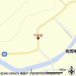 中鈴屋周辺の地図