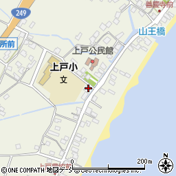 石川県珠洲市上戸町寺社ニ周辺の地図