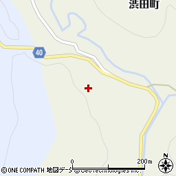 石川県輪島市渋田町（ヤ）周辺の地図
