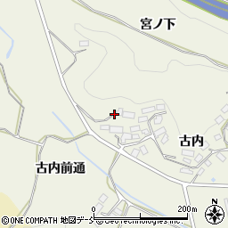 福島県田村郡三春町貝山古内143周辺の地図