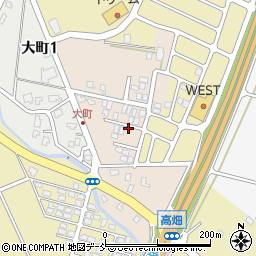 新潟県長岡市東大町周辺の地図