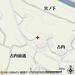 福島県田村郡三春町貝山古内143-5周辺の地図