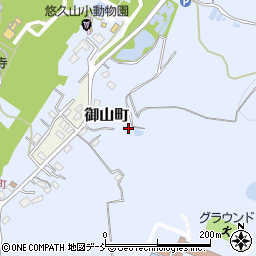 新潟県長岡市御山町周辺の地図